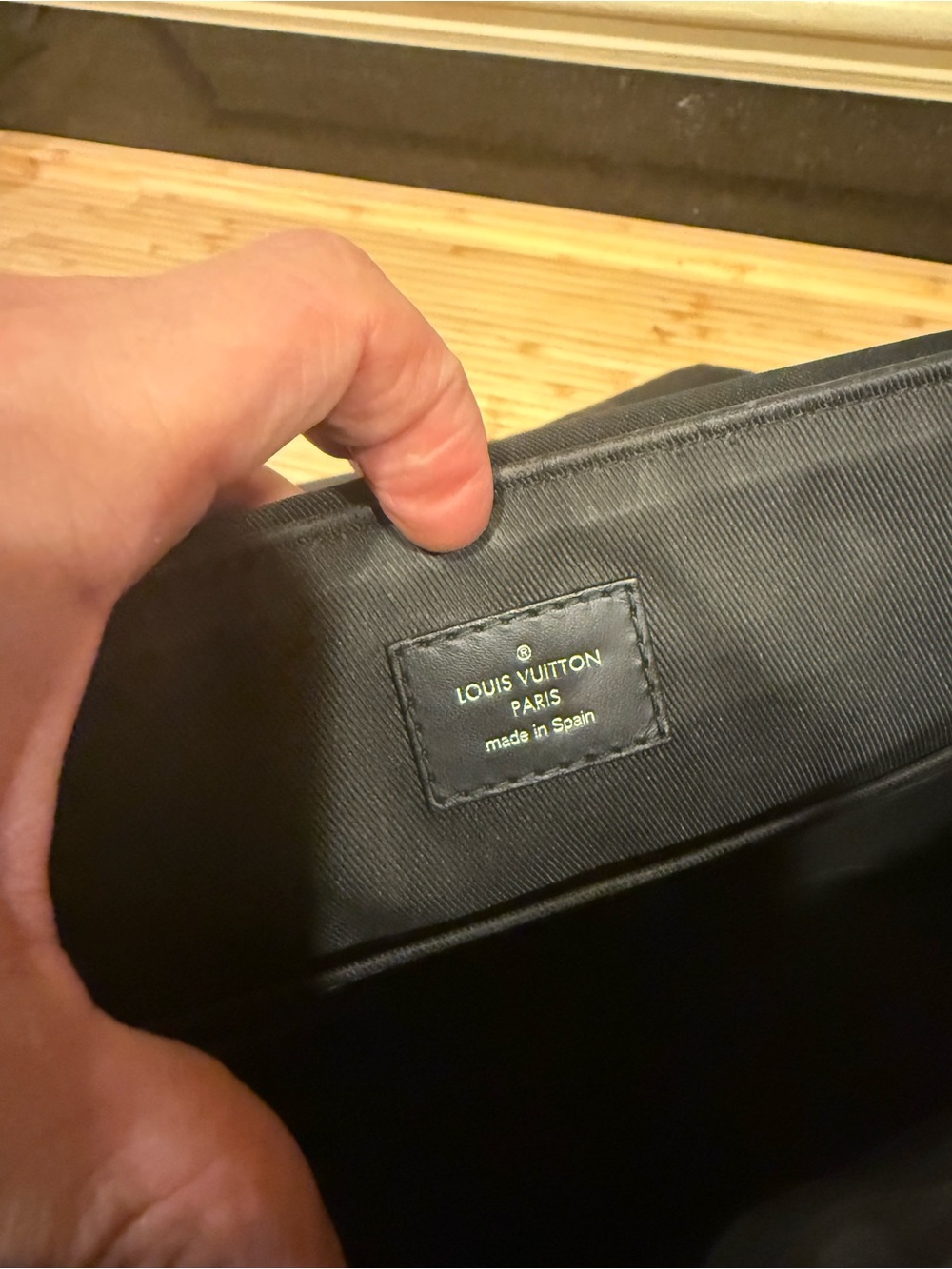 100% authentic  Louis Vuitton Men's Black Monogram eclipse Crossbody project bag - Picture 6 of 12